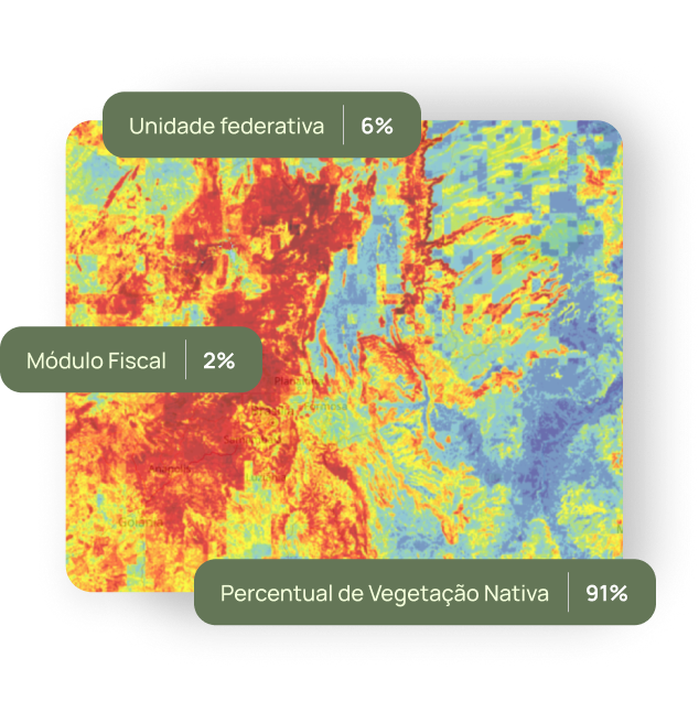 Vista da Terra do espaço mostrando a abrangência da base de dados